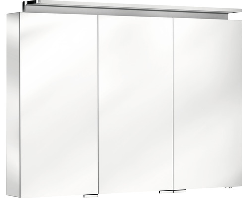 Spiegelschrank KEUCO Royal L1 100 x 15 x 74,2 cm verspiegelt 3-türig LED IP 24 1301