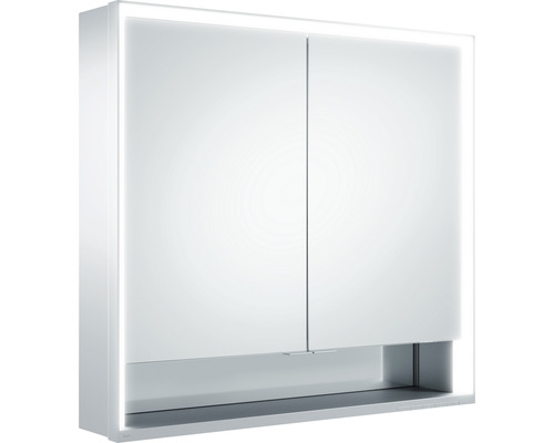 Spiegelschrank KEUCO Royal Lumos 80 x 16,5 x 73,5 cm verspiegelt 2-türig LED IP 24