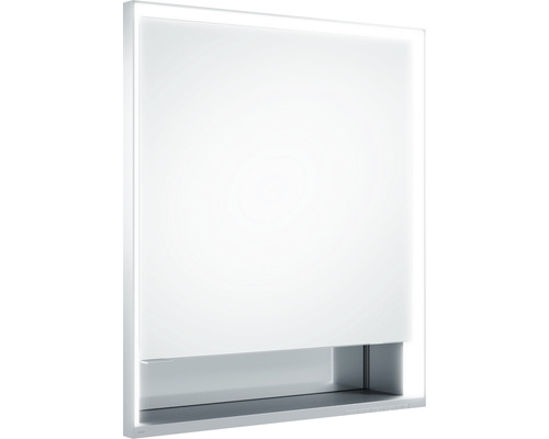 Spiegelschrank KEUCO Royal Lumos 65 x 16,5 x 73,5 cm silber 1-türig LED IP 24 Unterputz 711