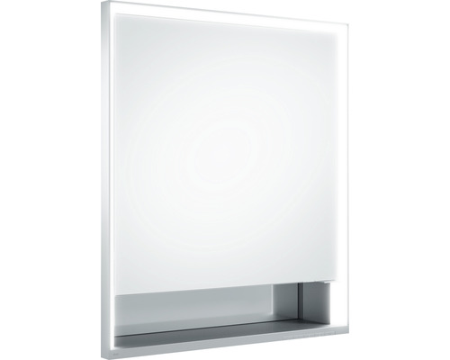 Spiegelschrank KEUCO Royal Lumos 65 x 16,5 x 73,5 cm silber 1-türig LED IP 24 Unterputz