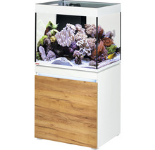 Aquariumkombination EHEIM incpiria 230 reef mit Förderpumpe und beleuchtbaren Unterschrank alpin/Eiche