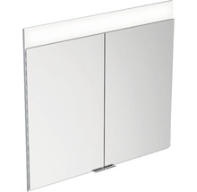 Spiegelschrank KEUCO Edition 400 71 x 15,4 x 65 cm alufarben 2-türig LED IP 24