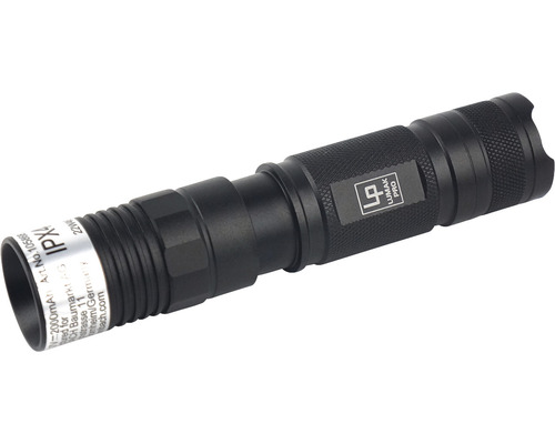 LUMAK PRO LED Akku Taschenlampe 500 lm 5000 K kaltweiß Reichweite 190 m Leuchtdauer 3,5 h mit USB-C