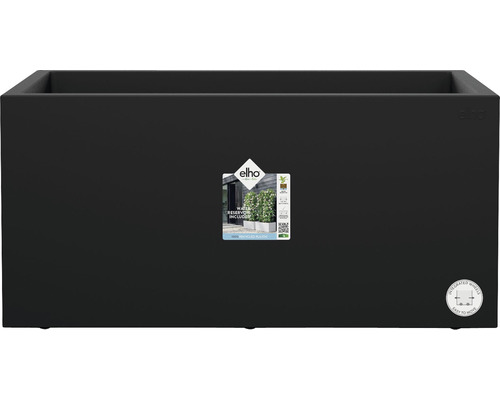 Rechteckiger Pflanzkasten mit integrierten Rädern für einfache Bewegung