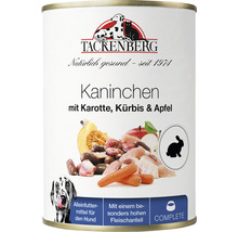 Tackenberg Hundefutter Kaninchen mit Karotte, Kürbis und Apfel in einer Dose