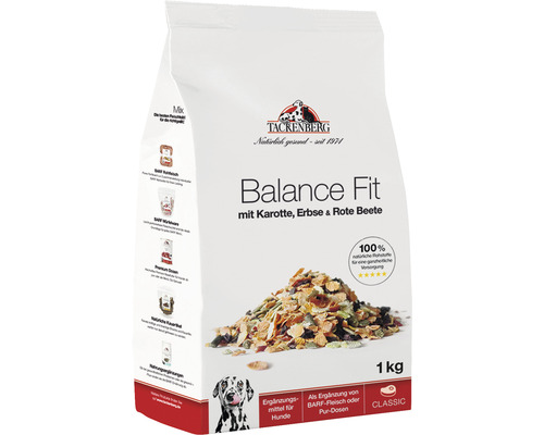 Futterergänzung BARF für Hunde BARF TACKENBERG Beutel Balance - Fit 1000g