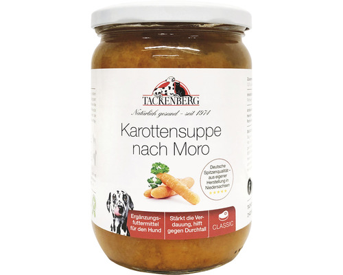 Tackenberg Karottensuppe nach Moro für Hunde im Glas