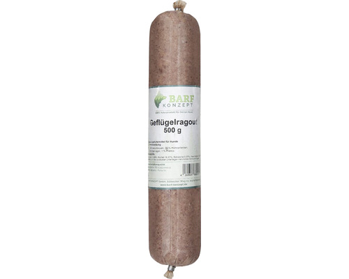 Barf Konzept Geflügelragout 500g für Hunde