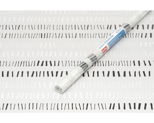 Rolle statische Premium Folie mit Strichmuster