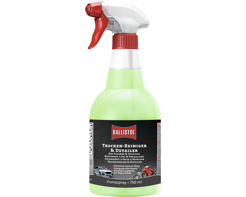 Trocken-Reiniger & Detailer Ballistol 750ml Reinigung ohne Wasser Ballistol Trocken-Reiniger und Detailer im Pumpspray, 750 ml