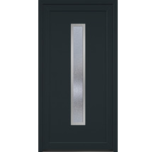 Haustür mit rechteckigem Glaseinsatz