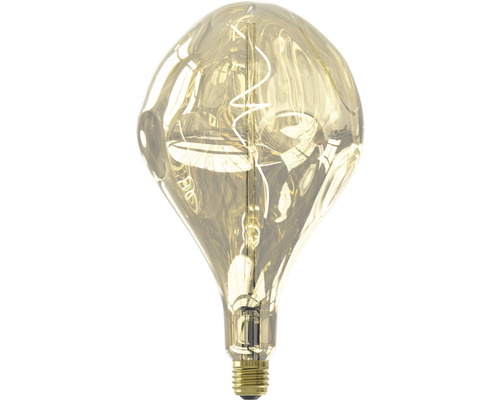 LED Lampe dimmbar E27/6W champagner 100 lm 1800 K warmweiß Calex XXL Organic Evo Dekorative LED-Lampe in Birnenform