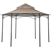 Pavillon mit Metallrahmen und Stoffdach