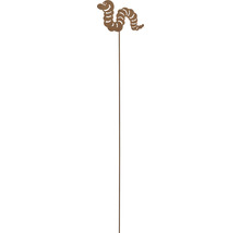 Gartenstecker Regenwurm aus Metall