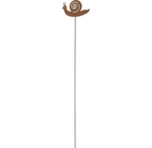Gartendeko Schnecke aus Metall am Stab