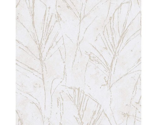 Vliestapete 10321-02 Evolution blätter beige Tapete mit Pflanzenmuster
