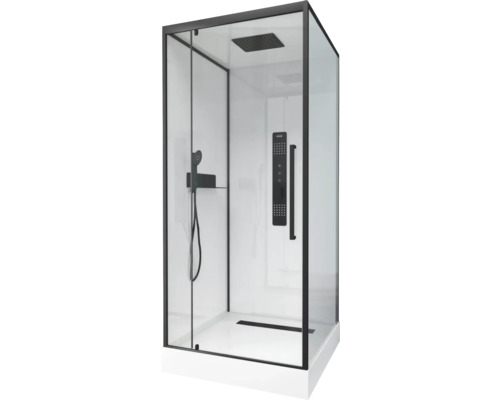 Komplettdusche Aurlane Urban 2 90 x 90 x 215 cm schwarz Komplettdusche Aurlane Urban 2 90 x 90 x 215 cm schwarz