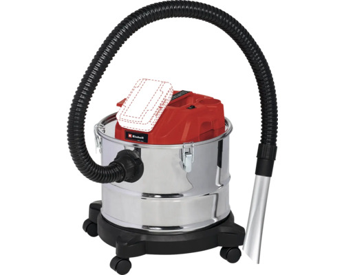 Akku-Aschesauger Einhell Power X-Change TE-AV 18/15 Li C, ohne Akku und Ladegerät Einhell Akku-Nass-Trockensauger mit Behälter, Schlauch und Düse