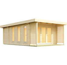 Gartenhaus Outdoor Life Exeter 2 inkl. Fußboden 450 x 547 cm natur