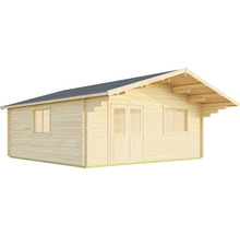 Gartenhaus Outdoor Life Zanzibar 4 inkl. Fußboden 631 x 745 cm natur