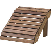Fußstütze für Single Relaxstuhl Holz 55 x 55 x 38 cm Holz braun-thumb-0