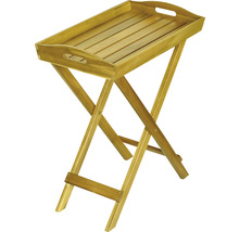 Holztablett mit Klappgestell