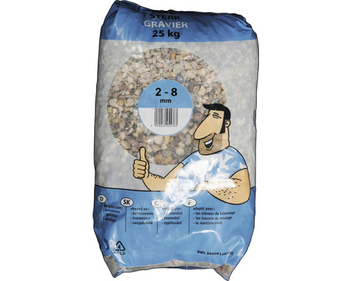 Kies 2-8mm Sack 25 kg