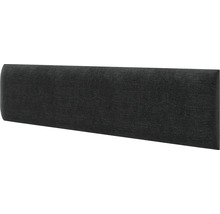 Wandkissen Kingston dunkelgrau Gewebte-Optik 60 x 15 cm