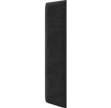 Wandkissen Kingston dunkelgrau Gewebte-Optik 60 x 15 cm