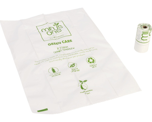 Minus One Hundekotbeutel mit weniger Plastikverpackung und kompostierbarem Material