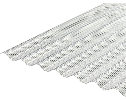 PVC Wellplatte PRISMA Sinus 76/18 klar 6000 mm x 900 mm x 2,5 mm Wellplatte aus Kunststoff
