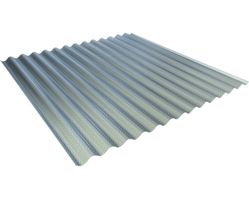 PVC Wellplatte Sinus 76/18 PRISMA Wabenstruktur anthrazit 4500 x 900 x 2,5 mm