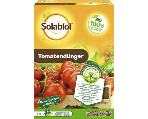 Tomatendünger Solabiol Tomatendünger Granulat 1,5 kg Solabiol Tomatendünger Packung mit 1,5 kg Inhalt