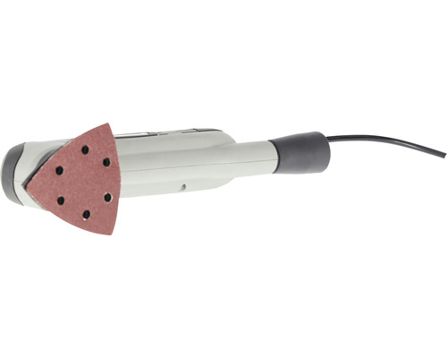 Dreieckschleifer mit Schleifpapier