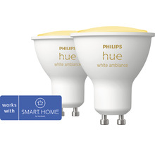 Philips Hue White GU10 LED Leuchtmittel warmweiss dimmbar Bluetooth