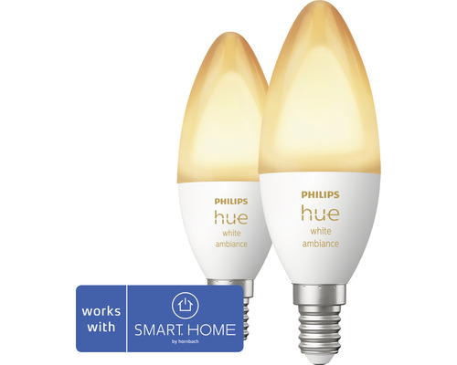 Philips Hue White GU10 LED Leuchtmittel warmweiss dimmbar Bluetooth