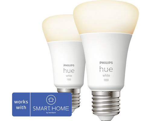 Philips hue matt | 2x HORNBACH dimmbar E27/9,5W(75W) 1100 White Lampe