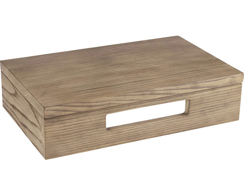 Holzkiste mit Griffmulde