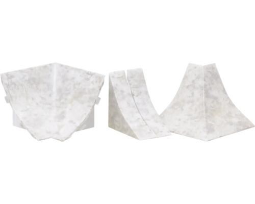 Drei Eckprofile für den Innenausbau