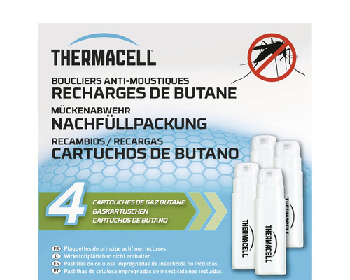 MückenschutzThermacell Mückenabwehr Nachfüllpackung 4 Gaskartuschen für bis zu 48 Std (ohne Wirkstoffplättchen)
