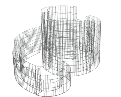 Drahtkonstruktion zur Gartengestaltung