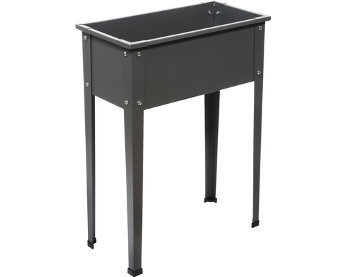 Hochbeet aus Metall mit vier Beinen