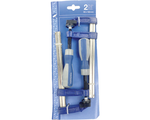 Zwingen Set 2-teilig 50 x 150 Millimeter