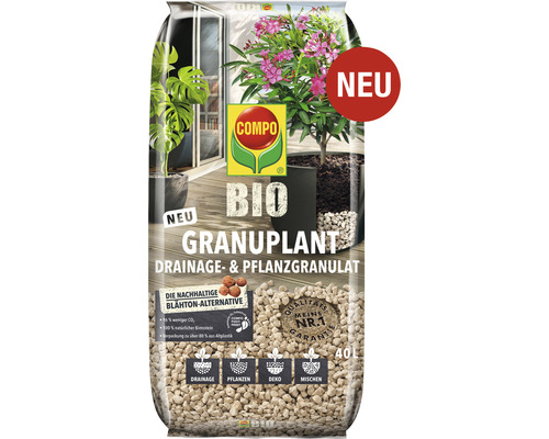 COMPO Bio Granuplant Drainage- und Pflanzgranulat im 40 Liter Sack