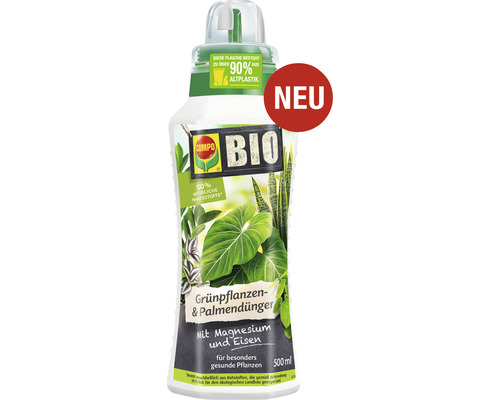 BIO Grünpflanzendünger und Palmendünger Compo 500 ml mineralischer Flüssigdünger 500 ml organischer Flüssigdünger