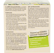 COMPO Universal Trichterfalle mit Informationen zu Produktvorteilen und Anwendungsbereichen