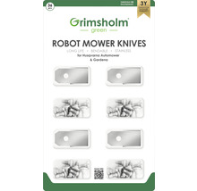 Grimsholm Green Robotermäher Messer, 36 Stück, für Husqvarna Automower und Gardena