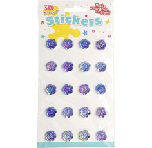 Packung 3D-Blumenaufkleber für Bastelarbeiten