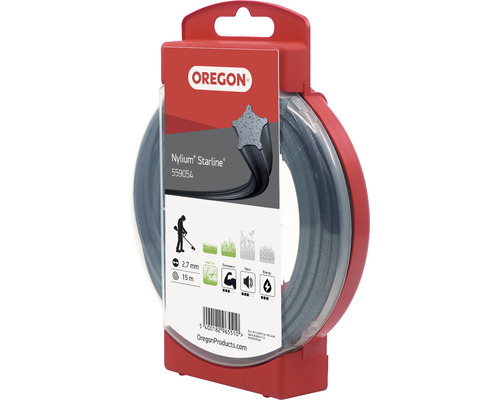 Oregon Nylium Starlinie Trimmerfaden, 2,7 mm Durchmesser, 15 m Länge