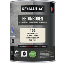 Renaulac Betonboden Farbe, cremeweiß, 1 Liter Dose